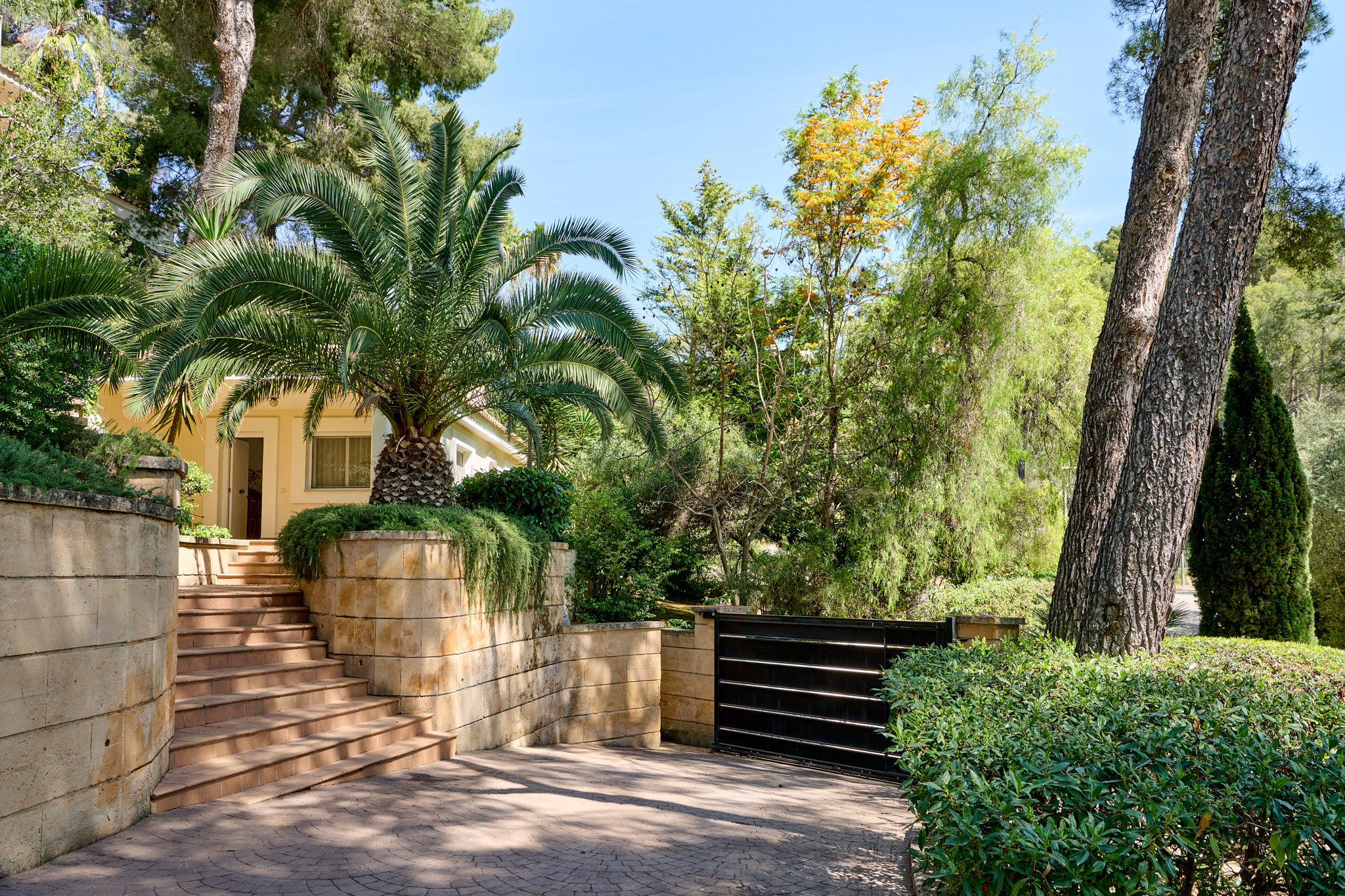 Einfahrt & Gästehaus – Separate Privatsphäre